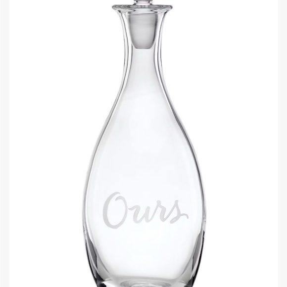 Kate Spade “His Hers Ours” rocks glass and decanter New in box - Picture 1 of 2